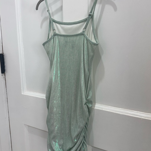 Elegant Mint Green Kids Formal Dress - Picture 2 of 4